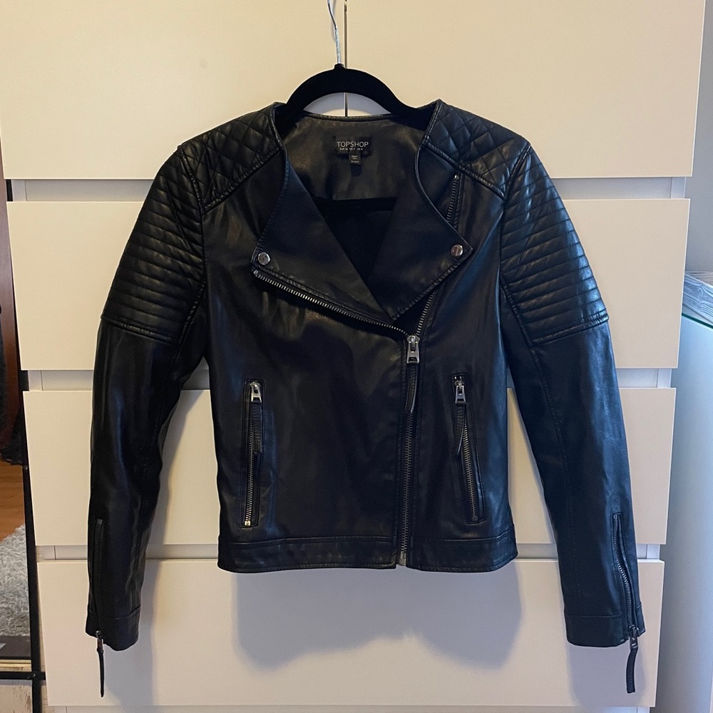 TOPSHOP Moto Leather Jacket
